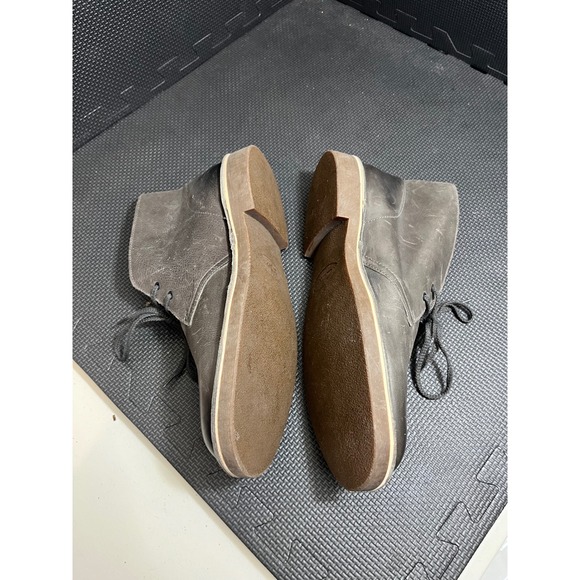 Clarks Bushacre 2 Desert Boots Mens 11.5 Grey Distressed Leather Chukka 26113054 main image 4